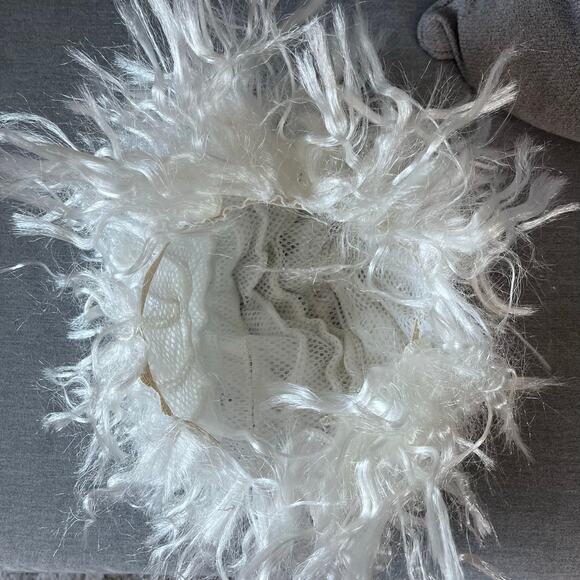 Albert Einstein Mad Scientist Adult Halloween Costume Wig White Crazy Curly Hair - Picture 8 of 9